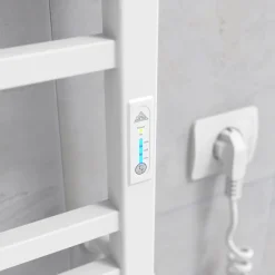 Sèche-serviettes électrique IMIDZ 350x900 avec minuterie ECO, 190W, Blanc
