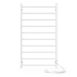 Sèche-serviettes électrique ALFA 500x900 avec minuterie ECO, 185W, Blanc