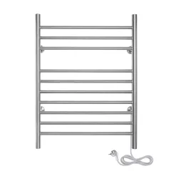 Sèche-serviettes électrique brossé 150W WarmlyYours, Dimensions: 81,2cm x 60 cm