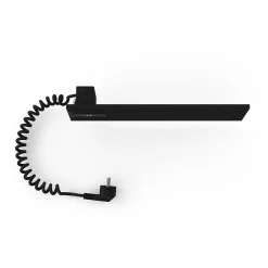 Sèche-serviettes électrique SMART 400x100 avec minuterie ECO, 24W, Noir