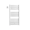Sêche-serviettes électrique 500W, H.109.4 x l.51 cm Madras blanc
