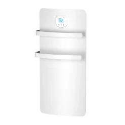 Sèche-serviettes électrique à inertie sèche Noirot Anuri blanc 500W + soufflerie 700W
