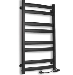 Sèche-serviettes électrique ATLANT 500x900 avec minuterie ECO, 210W, Noir