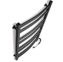 Sèche-serviettes électrique ATLANT 500x900 avec minuterie ECO, 210W, Noir