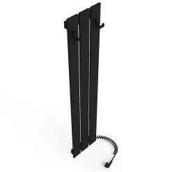 Sèche-serviettes électrique BOSTON 230x1200 avec minuterie ECO, 180W, Noir