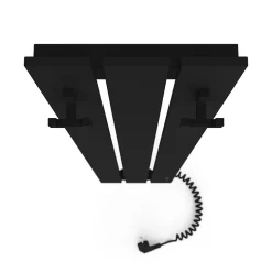 Sèche-serviettes électrique BOSTON 230x1200 avec minuterie ECO, 180W, Noir