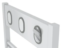 Sèche-serviettes électrique à inertie fluide Sauter Marapi tactile blanc 750W + soufflerie 1000W