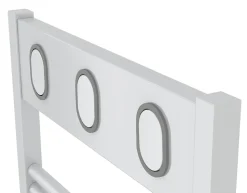 Sèche-serviettes électrique à inertie fluide Sauter Marapi tactile blanc 750W + soufflerie 1000W