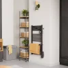 Sèche-serviettes électrique 750 W noir à inertie fluide, Noirot Actibain
