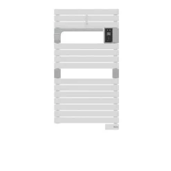 Sèche-serviettes électrique à inertie fluide Sauter Asama connectable blanc 500W