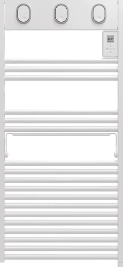 Sèche-serviettes électrique à inertie fluide Sauter Marapi tactile blanc 500W