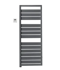 Sèche-serviettes électrique à inertie fluide Acova Astrakan anthracite 750W
