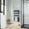 Sèche-serviettes électrique à inertie fluide Sauter Marapi tactile anthracite 500W