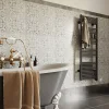 Sèche-serviettes électrique à inertie fluide Sauter Marapi tactile anthracite 750W + soufflerie 1000W