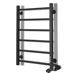 Sèche-serviettes électrique ALFA 400x600 avec minuterie ECO, 95W, Noir