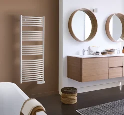 Sèche-serviettes électrique à inertie fluide Acova Batik blanc 750W