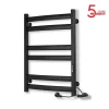 Sèche-serviettes électrique ATLANT 500x700 avec minuterie ECO, 160W, Noir