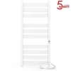 Sèche-serviettes électrique GEFEST PREMIUM 500x1200 avec minuterie ECO, 380W, Blanc