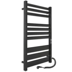 Sèche-serviettes électrique LAVINA 500x900 avec minuterie ECO, 280W, Noir