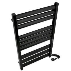 Sèche-serviettes électrique LAVINA 500x900 avec minuterie ECO, 280W, Noir