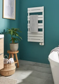 Sèche-serviettes électrique à inertie fluide Delonghi Marquis blanc 500W
