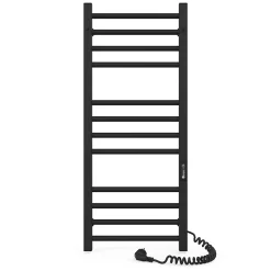 Sèche-serviettes électrique ALFA 350x900 avec minuterie ECO, 160W, Noir