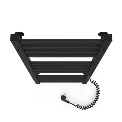Sèche-serviettes électrique ALFA 350x900 avec minuterie ECO, 160W, Noir