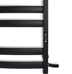 Sèche-serviettes électrique ATLANT 500x1200 avec minuterie ECO, 300W, Noir