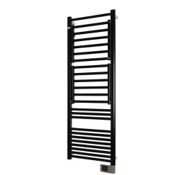 Sèche-serviettes électrique à inertie fluide Deltacalor Papillon2 500W noir