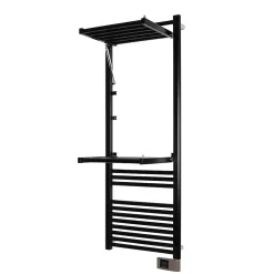 Sèche-serviettes électrique à inertie fluide Deltacalor Papillon2 500W noir