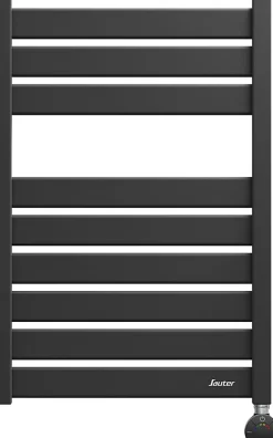 Sèche-serviettes électrique à inertie fluide Sauter Kelud mini 2 anthracite 250W