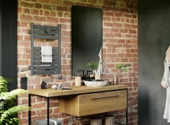 Sèche-serviettes électrique à inertie fluide Sauter Kelud mini 2 anthracite 250W