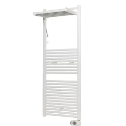 Sèche-serviettes électrique à inertie fluide Deltacalor Stendino 750W blanc