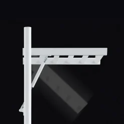 Sèche-serviettes électrique à inertie fluide Deltacalor Stendino 750W blanc