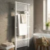 Sèche-serviettes électrique à inertie sèche GoodHome Solna blanc 750W 7 m²