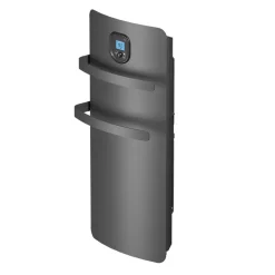 Sèche-serviettes électrique à inertie sèche Noirot Anuri gris 500W + soufflerie 700W