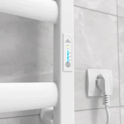 Sèche-serviettes électrique ATLANT 500x1200 avec minuterie ECO, 300W, Blanc