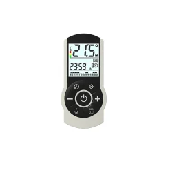 Sèche-serviettes électrique à inertie fluide Deltacalor Stendino 500W + soufflerie 1000W noir