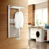 Sèche-serviettes électrique à inertie fluide Deltacalor Stendino 500W blanc