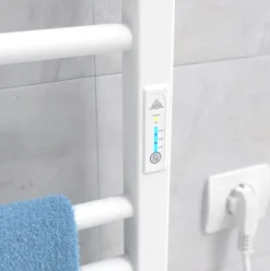 Sèche-serviettes électrique ALFA 350x900 avec minuterie ECO, 160W, Blanc