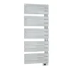 Sèche-serviettes électrique asymétrique Deltacalor 750W blanc 7.5m²