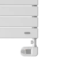 Sèche-serviettes mixte électrique / eau chaude en acier De’Longhi Portobello blanc 700W