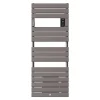 Sèche-serviettes Riviera 2 avec soufflerie 1500W gris roche - THERMOR - 498518