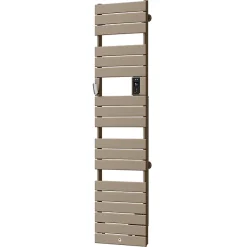 Sèche-serviettes Riviera 2 étroit avec soufflerie 1750W brun sable - THERMOR - 498260