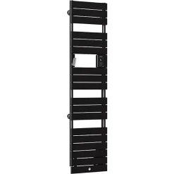 Sèche-serviettes Riviera 2 étroit avec soufflerie 1750W noir carbone - THERMOR - 498265