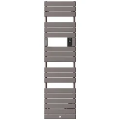 Sèche-serviettes Riviera 2 étroit avec soufflerie 1500W gris roche - THERMOR - 498257