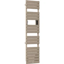 Sèche-serviettes Riviera 2 étroit avec soufflerie 1500W brun sable - THERMOR - 498253