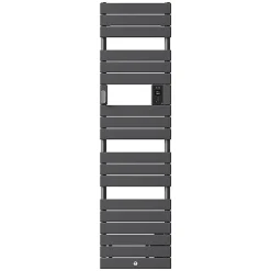 Sèche-serviettes Riviera 2 étroit avec soufflerie 1500W gris menhir - THERMOR - 498254