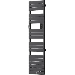 Sèche-serviettes Riviera 2 étroit avec soufflerie 1750W gris menhir - THERMOR - 498262
