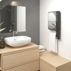 Sèche-serviettes soufflant Illico 3 avec barres 1800W gris - THERMOR - 491373